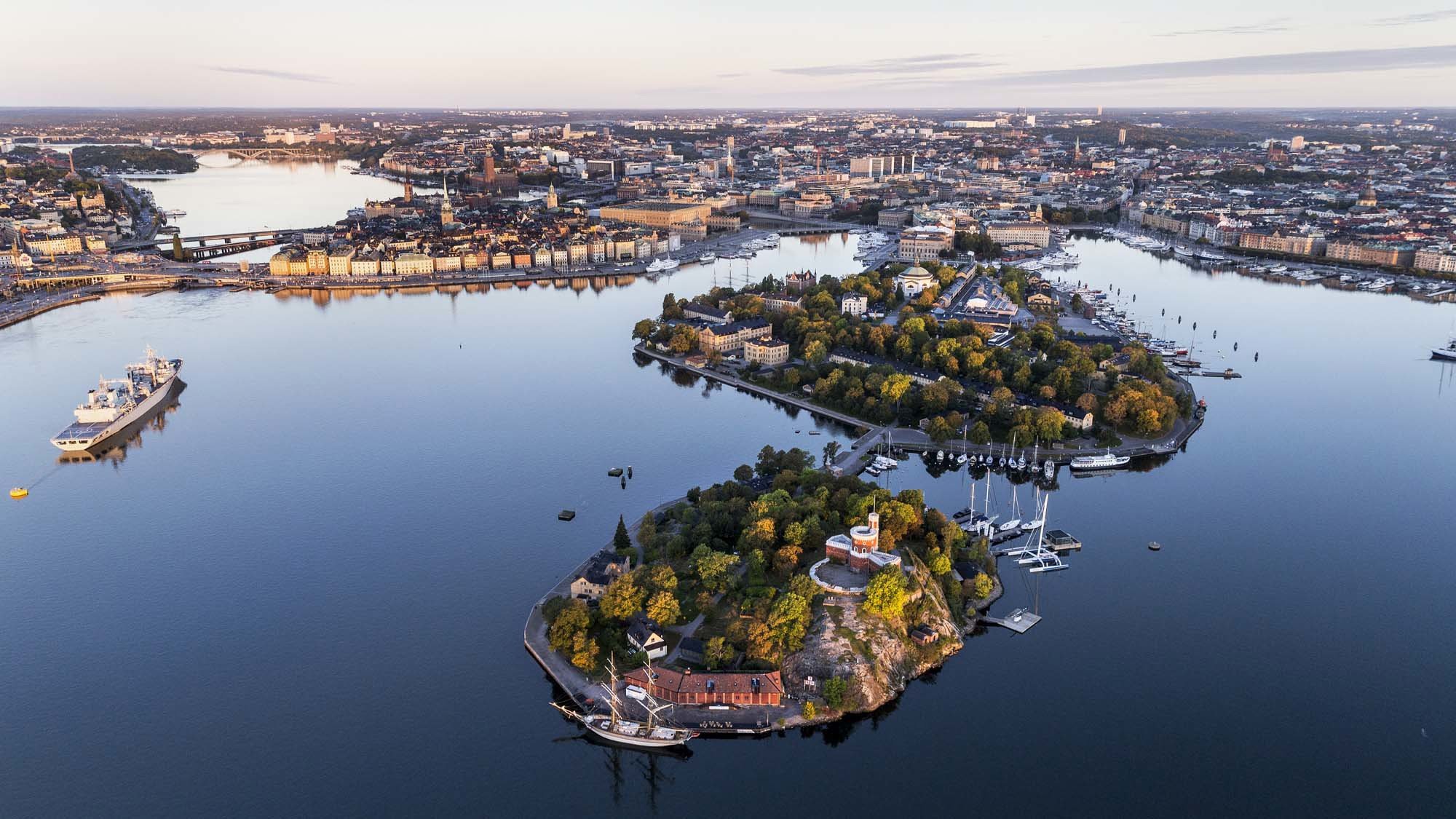 Vy över Stockholm
