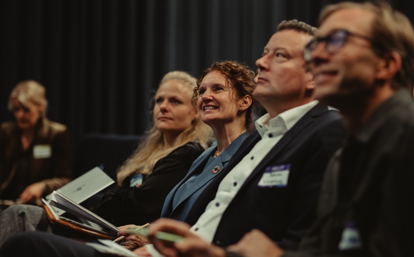 Publik vid prisutdelning